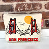 Foggy Golden Gate Bridge Pouch